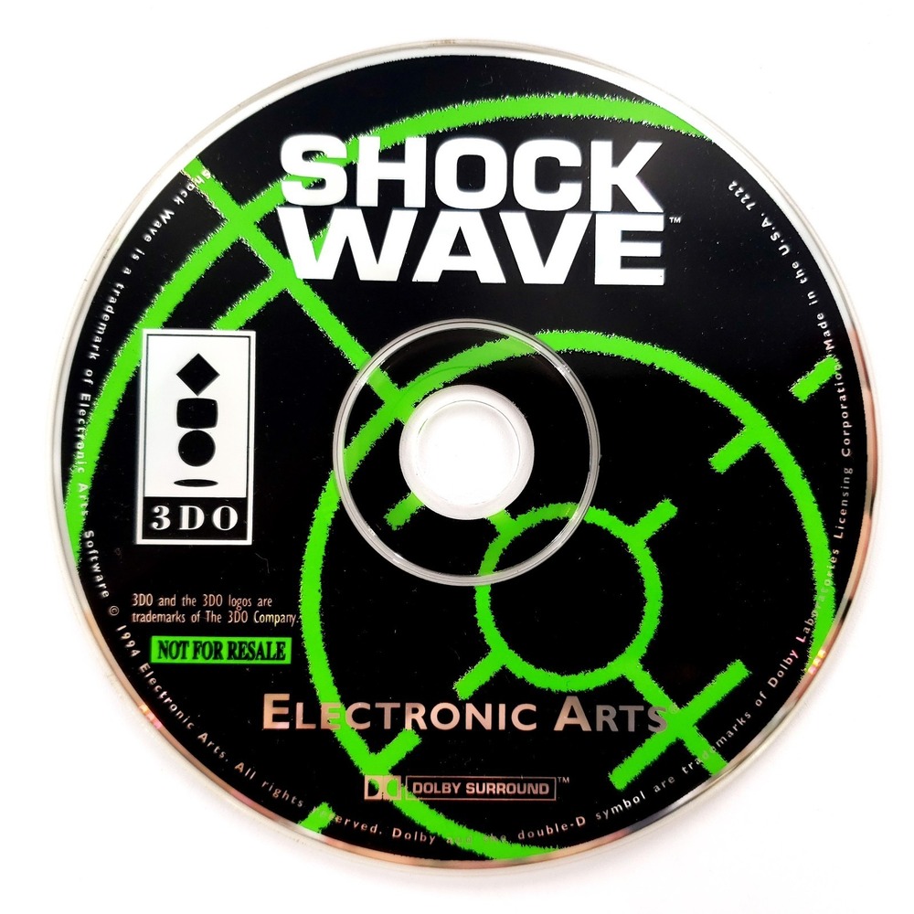 ShockWave (3DO, 1994) Disc Only Tested & Works